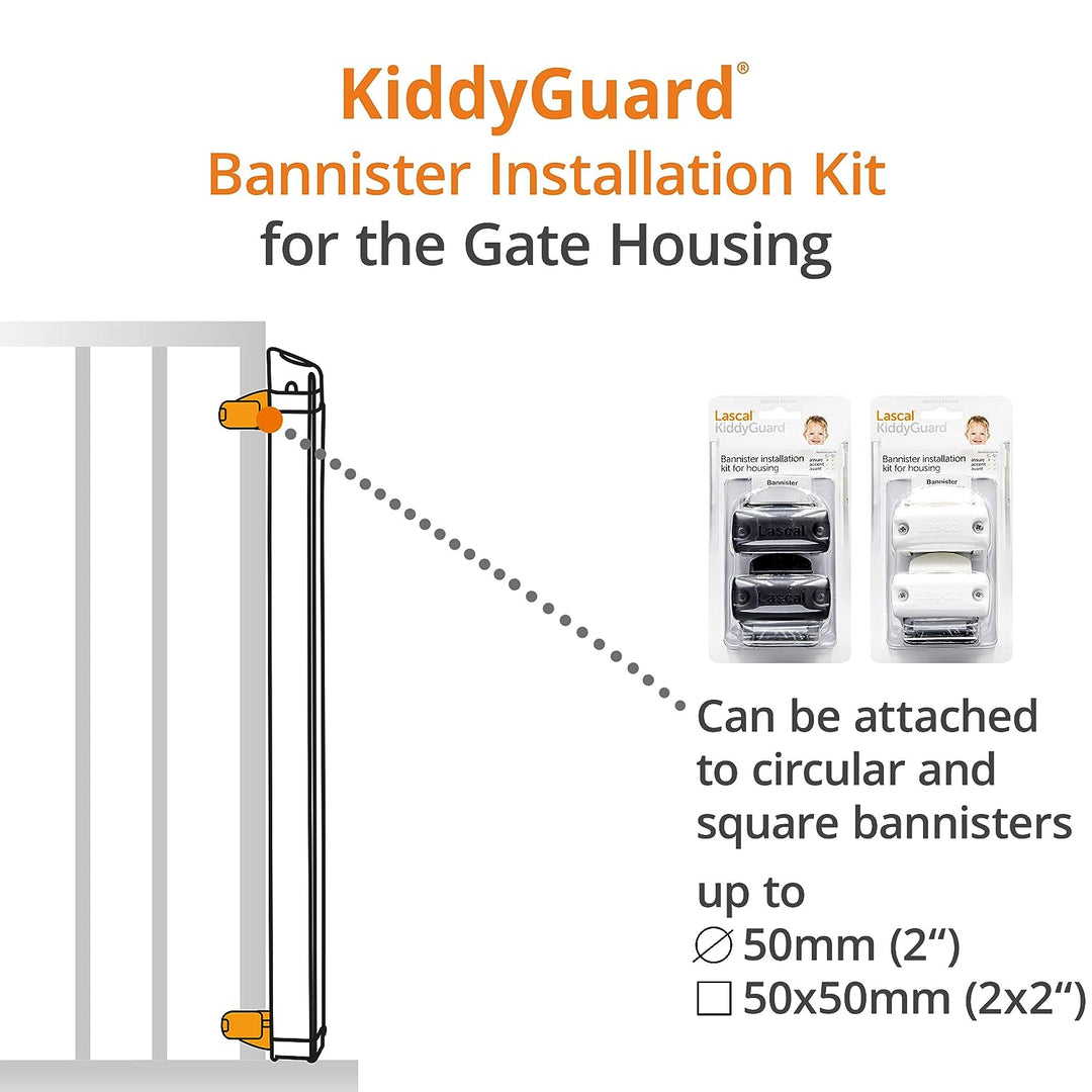 KiddyGuard® korlátszerelő készlet - kapuház